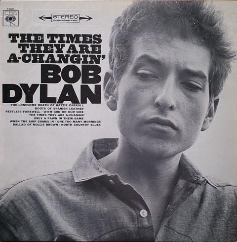 Bob Dylan - The Times They Are A-Changin' (1964) cover image